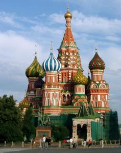 St. Basil Cathedral - my favorite building in Moscow.